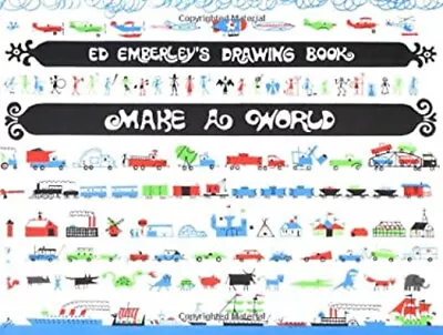 Ed Emberley's Drawing Book : Make A World Hardcover Edward R. Emb • $8.06