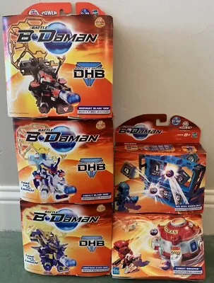 New Hasbro B-daman Direct Hit Battle Cobalt Blade Dhb Six Wall Knock-out 2004-05 • $499.99