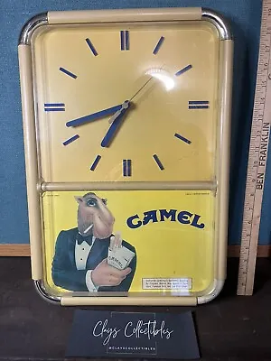Vintage 90s Joe Camel Cigarette Wall Clock Advertising • $59.99