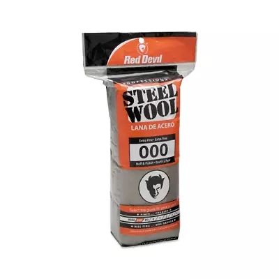 Red Devil Steel Wool Extra Fine #000 - 1 Pack - 630-0311 • $9.52