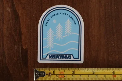 YAKIMA Ski Snowboard Rack STICKER Decal NEW 1st Chair Tracks • $2.97