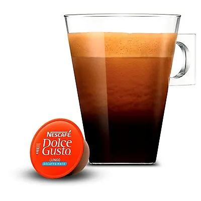 Nescafé Dolce Gusto LUNGO DECAF Coffee Pods -16 Pods NO BOX -SHIPS FREE • $15.55