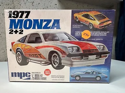 Rare MPC #7716 1977 CHEVY MONZA 2+2 2n1 1/25 Scale Factory Sealed • $100