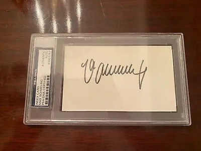 MAX SCHMELING BOXING AUTOGRAPH AUTO SIGNED 3 X 4 CUT PSA/DNA • $50