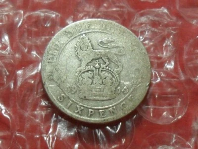 £0.99 • Buy 1914 George V Sixpence.