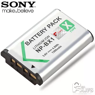 £9.95 • Buy Genuine Battery For Sony NP-BX1 Cybershot Li-Ion 1350mAh 4.5Wh 3.6V RX100 X3000