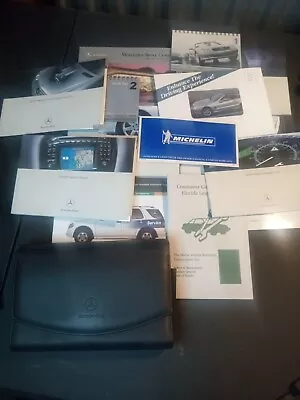 2003 Mercedes-Benz SL Owners Operators Manual Set In Case OEM • $119.99