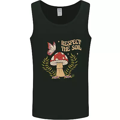 Respect The Soil Frog Climate Change Hippy Mens Vest Tank Top • £10.99