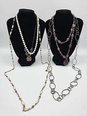 Vintage To Now Costume Jewelry - 5 Statement Necklaces Lot  • $12.99