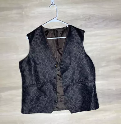 Men Victorian Suit Vest Single MEN SIZE-40  Gothic Waistcoat Tops • $14.99