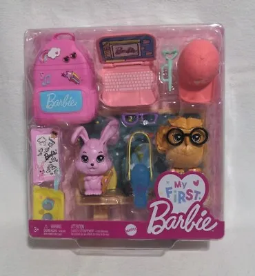 My First Barbie Story Starter School Pack & Adorable Pets! (NEW & Sealed!) • $35.95