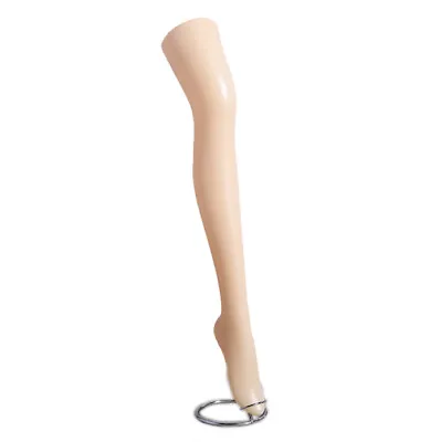 Plastic Leg Form Mannequin Display Commercial Female Standing Legging Metal Rack • $19.96