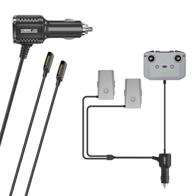 $30.43 • Buy USB-C Battery Car Charger Dual-Battery Fast Charger For DJI Mavic Air 2/Air 2S