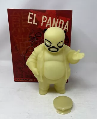 El Panda Glow In The Dark Muttpop Frank Kozik Designer Art Vinyl Toy Pop Art • $149.95