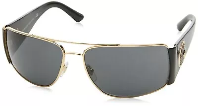 Versace Men's Sunglasses Gold/Black/Grey 0VE2163 100287 • $99.95