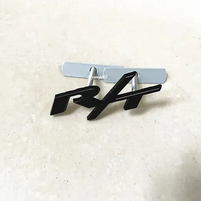 For RT Front Grill Emblems R/T Car Truck Badge Full Black Decoration Nameplate • $12.99