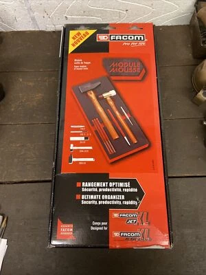 £94.99 • Buy Facom 7 Piece Hammer, Punch And Chisel Set In Foam Module MODM.MI1 NOS