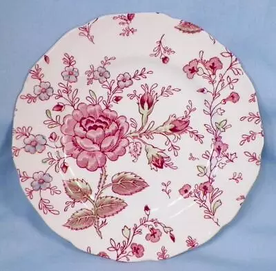 Johnson Brothers Dinner Plate Rose Chintz Pink Porcelain Vintage • $39.99