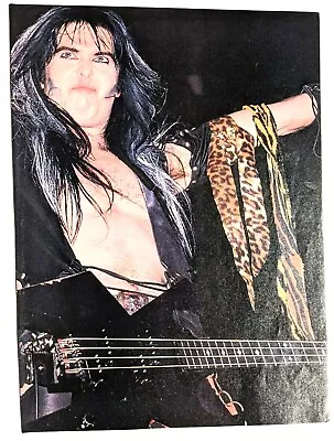 W.a.s.p. / Blackie Lawless Live / Magazine Full Page Pinup Poster Clipping (7) • $12.99