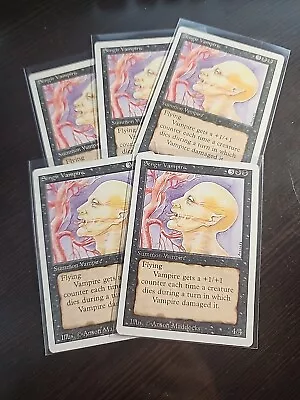 5 Card LOT MTG Sengir Vampire Revised NM • $12