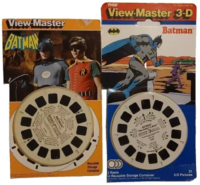 View-Master BATMAN Cartoon  & Movie Reels Sets                  #T34 • $18.50