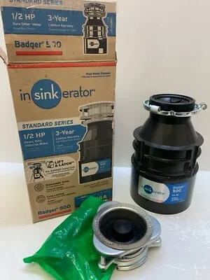 InSinkErator Badger 500 1/2 HP Continuous Feed Garbage Disposal • $89.99