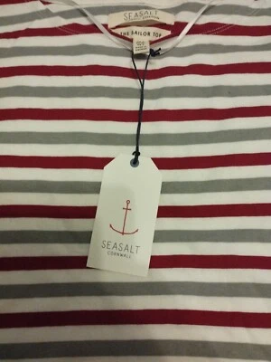 £9.99 • Buy Seasalt Sailor Top 3/4 Length Sleeves, Organic Cotton Size 8 RRP €29.95