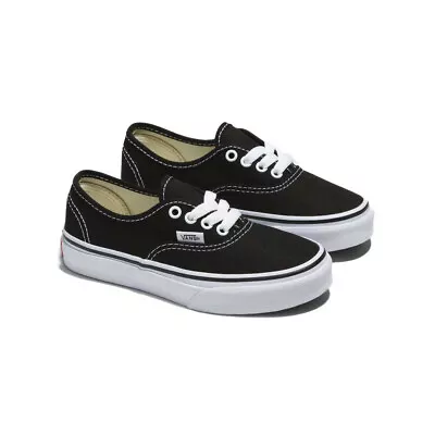 Shoes Vans Authentic Kids- 12US -Black Black • $47.96