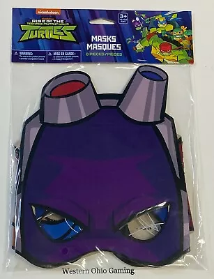 Teenage Mutant Ninja Turtles 8 Birthday Party Masks NEW Happy • $7.49