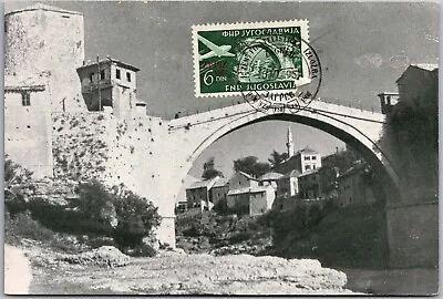 Postcard:  Mostar Exhibition 1951 Philatelic Association Of Croatia Yugos A235 • $9.95