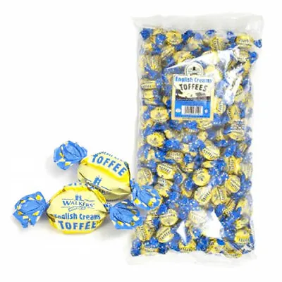 Walkers English Creamy Toffees Wrapped Retro Sweets Pick N Mix Traditional Party • £7.95
