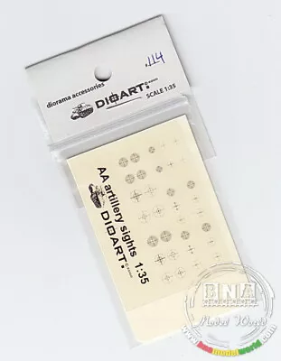 DioArt 1/35 All Periods- AA Artillery Sights (Clear Film) • $5.15