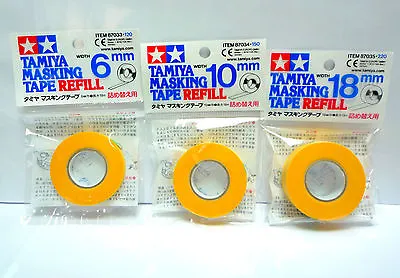 TAMIYA Masking Tape Refill 61018mm / 3 Packs / Made In Japan • £8.68