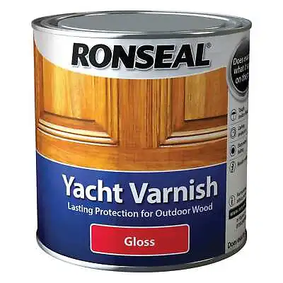 £22.99 • Buy Ronseal Yacht Varnish Gloss 1l
