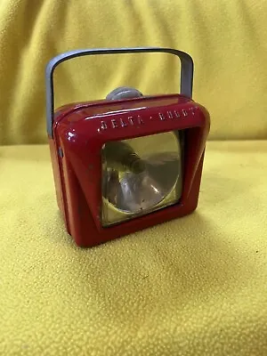 Vintage Handheld Red 4”  Delta Buddy Lantern By Delta Electric Company • $31.60