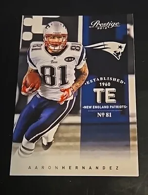 2012 Prestige Aaron Hernandez #111 Check Out This Killer Card  • $0.99