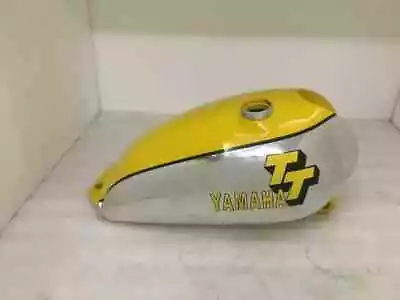 Yamaha XT TT 500 Yellow & Chrome Painted Petrol Tank Steel 1U6 1980 |Fit For • $306