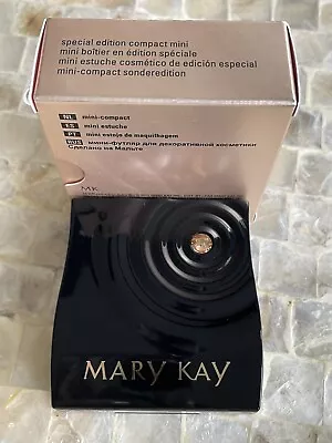 💠MARY KAY Compact Mini Special Edition EMPTY Black Refillable Palette FREE SHIP • $13.99