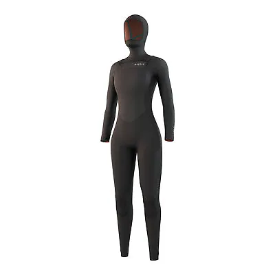 Mystic Womens Gem 6/4/3mm Hooded Wetsuit 2023 - Black 220015 • $473.05