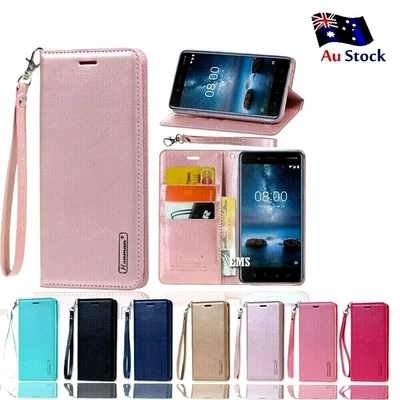 Hanman Luxury Wallet Leather Flip Case Cover For Nokia 3.1 /6 (2018) /7 Plus • $8.49