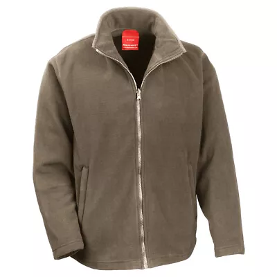 £14.97 • Buy Mens Fleece Jacket New Plain Full Zip Up Heavy Outdoor Warm Polar Anti Pill Work