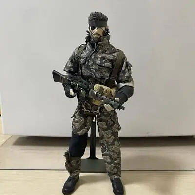 Medicom Toy Metal Gear Solid 3 RAH Naked Snake Squares Camouflage Figure • $278.98
