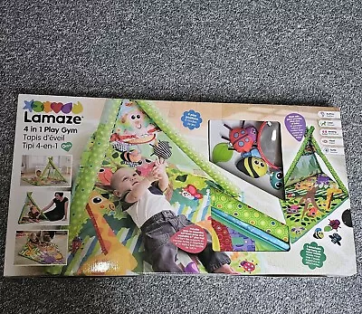 Gym Play Mat Lamaze Tent 4in1 Teepee Newborn + Sit Lay Explore Crawl Playtime • £45