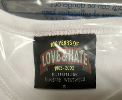 Vivienne Westwood 'love & Hate' - Factory Sealed Union Jack Marmite Tee (small) • £75