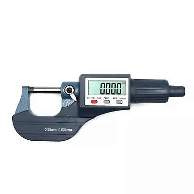 Digital Outside External Micrometer 0-25mm / 0-1  Metric + Imperial Measurement • £29.99