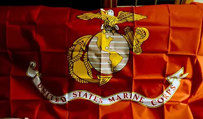 Beautiful Flag 3x5 UNITED STATES MARINES CORPS USMC Semper Fi • $8