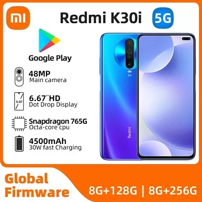 Xiaomi Redmi K30i  5G 256GB Unlocked 6.67  Android Global  Smartphone NEW Sealed • $209.99