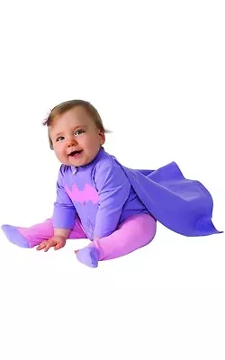 Licensed Batgirl Infant Baby Girls Fancy Dress Halloween Costume • $47.99