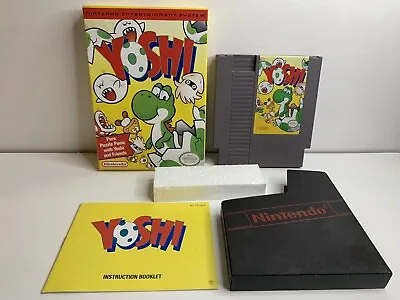 Yoshi Nintendo NES NEAR MINT Excellent Condition Complete CIB WATA Ready 🔥 • $89.99