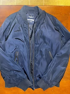 American Eagle Outfitters Bomber Jacket Coat Full Zip Men Small Technical Out • $28.50